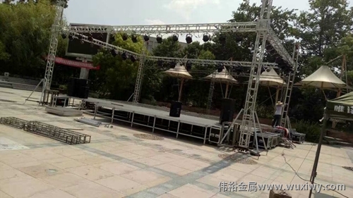 鋁合金桁架搭建口字型燈光架頂棚架