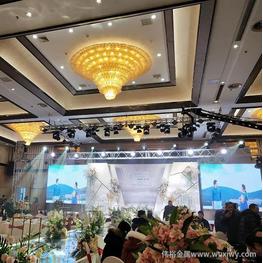 某酒店婚禮鋁合金燈光桁架